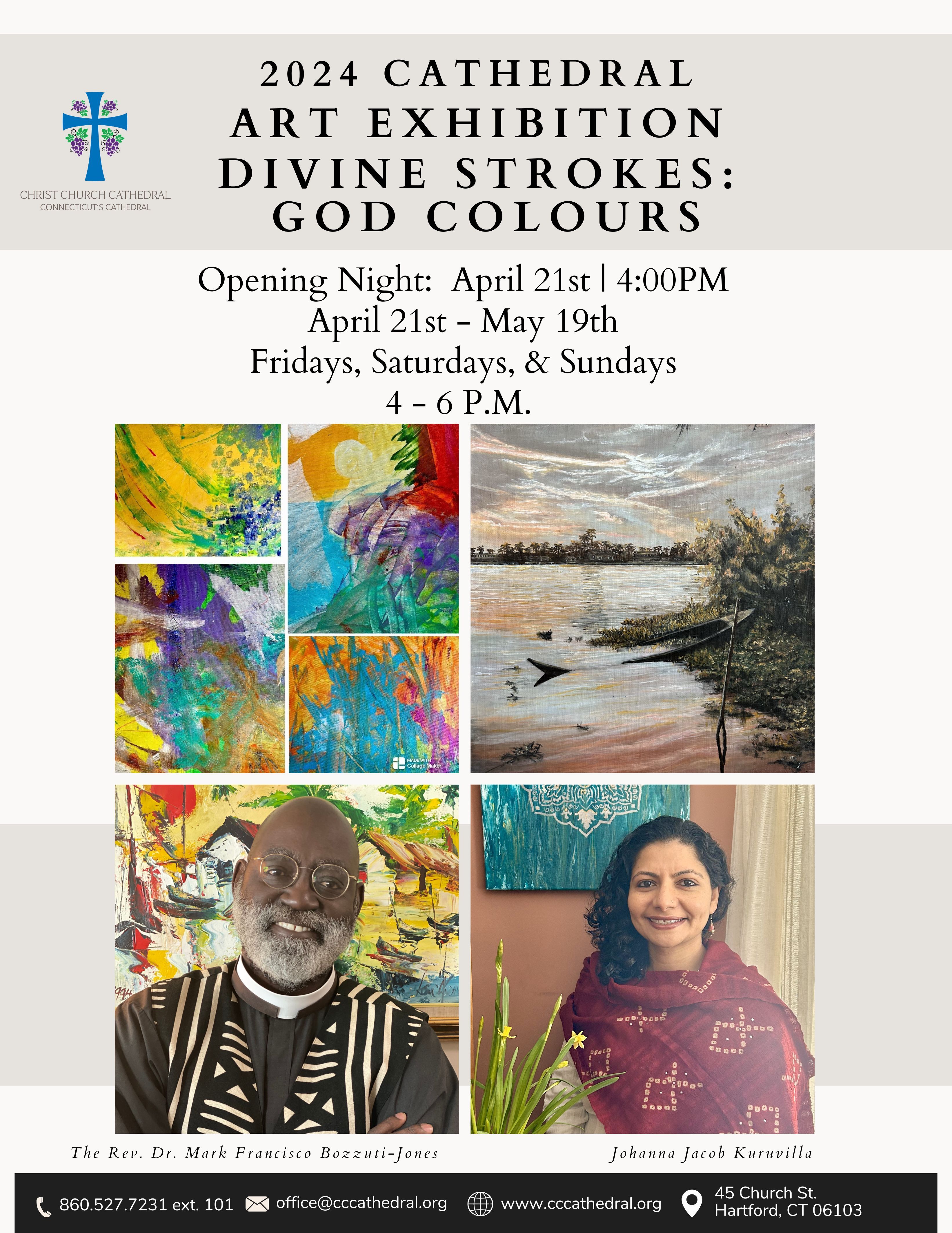 2024 Cathedral Art Exhibition ~ Divine Strokes: God Colours