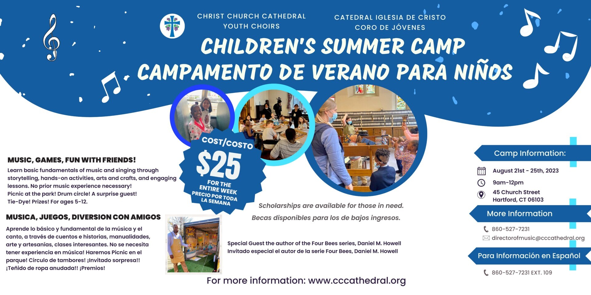 Children's summer camp/Campamento de Verano para Niño’s