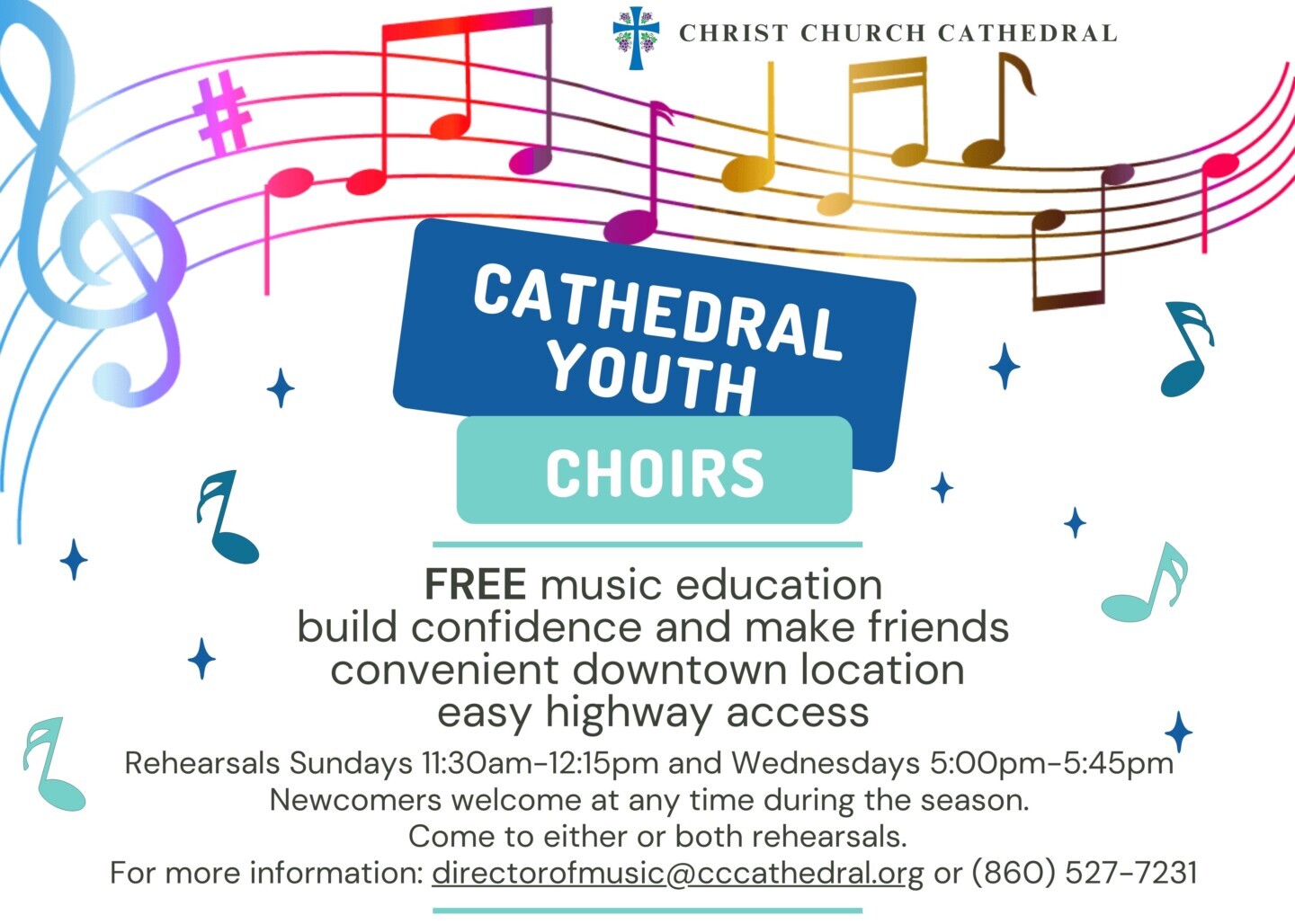 Cathedral Kids Choir Rehearsal