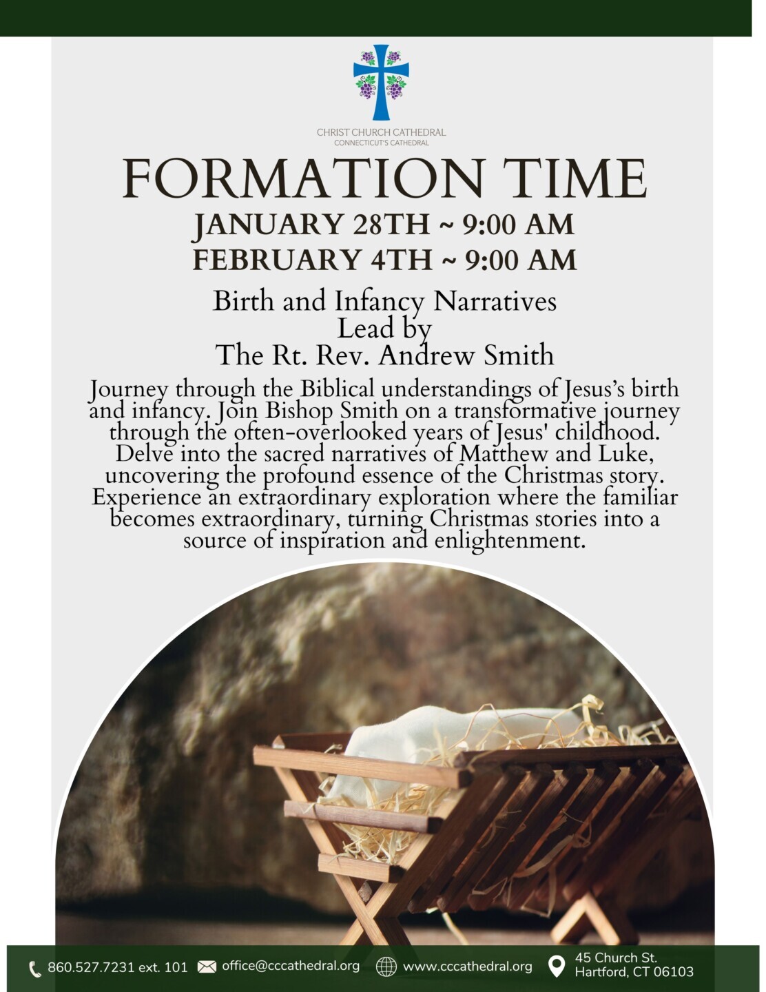 Formation Time ~ Birth and Infancy Narratives Lead by The Rt. Rev. Andrew Smith