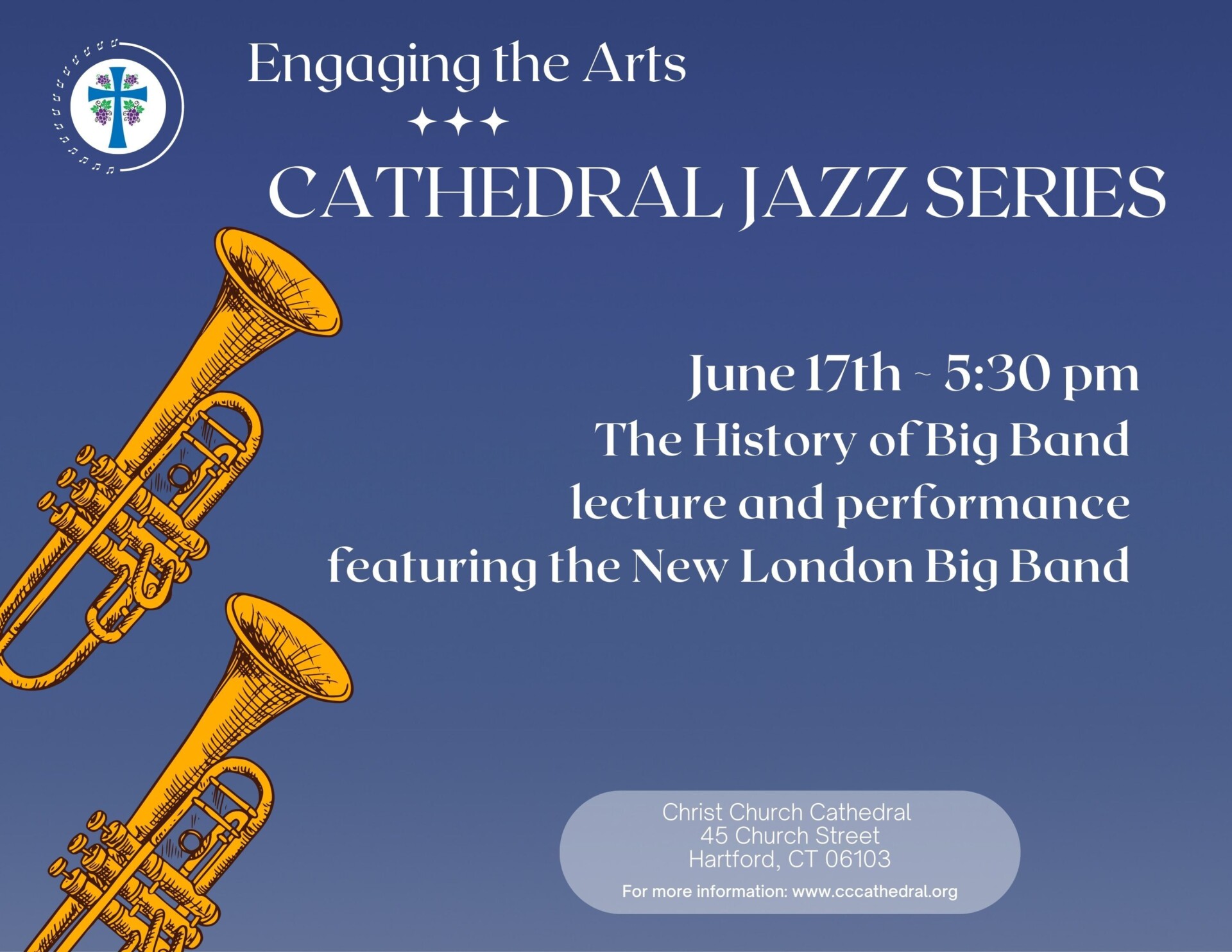 The History of Big Band lecture and performance featuring the New London Big Band