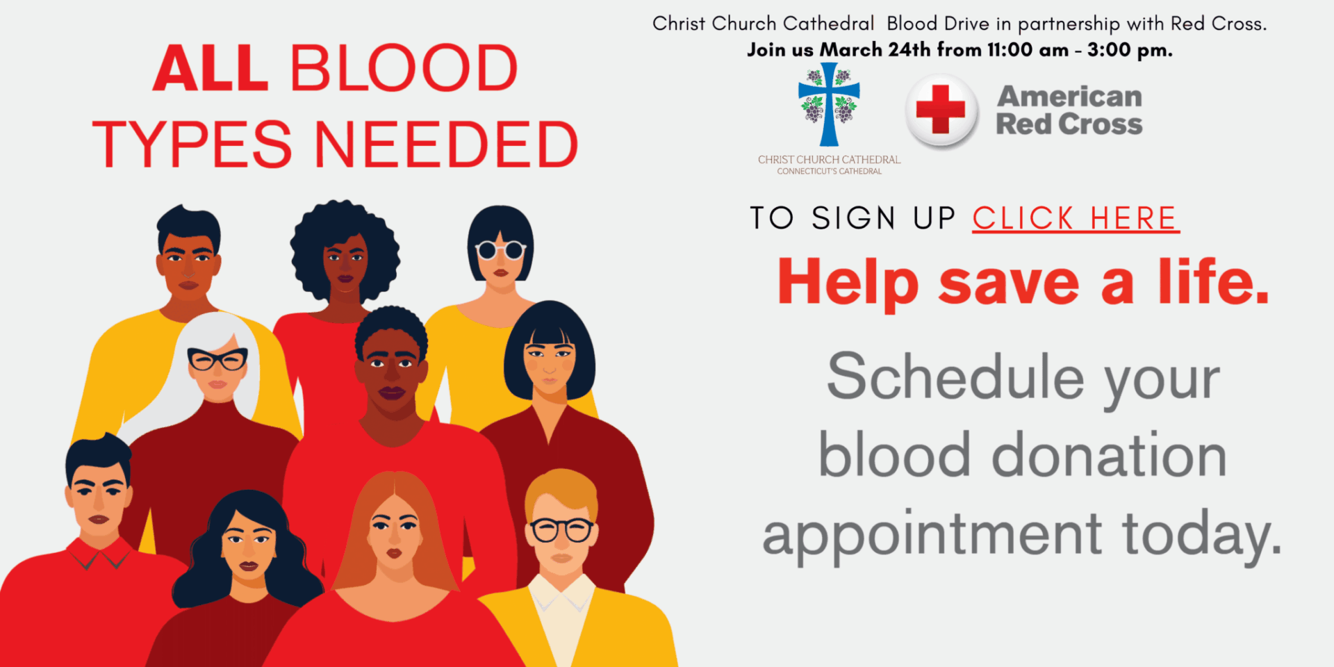 Christ Church Cathedral Blood Drive in Partnership with Red Cross